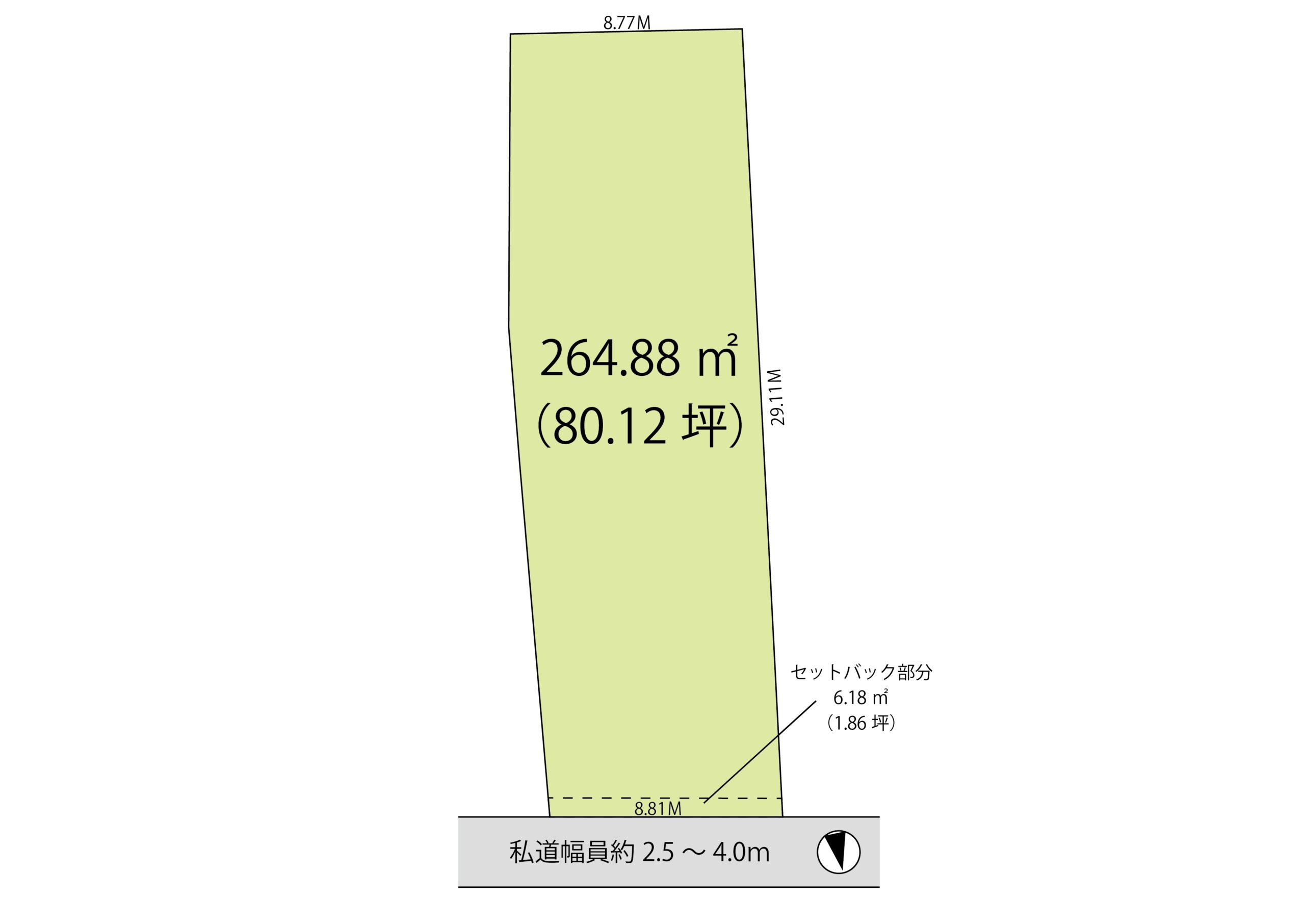 売地　市川２丁目